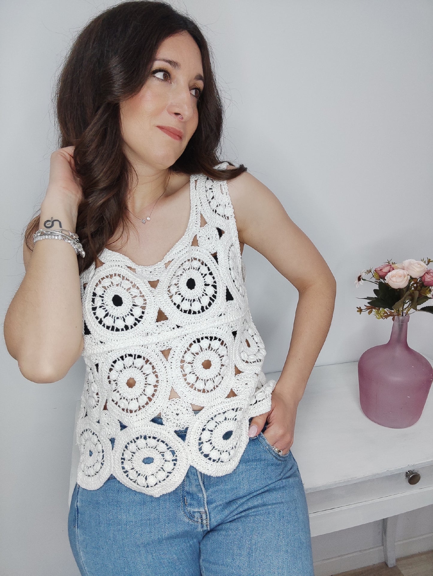 CAMISETA CROCHET