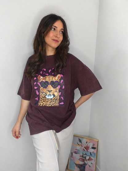 Camiseta Tigre Oversize