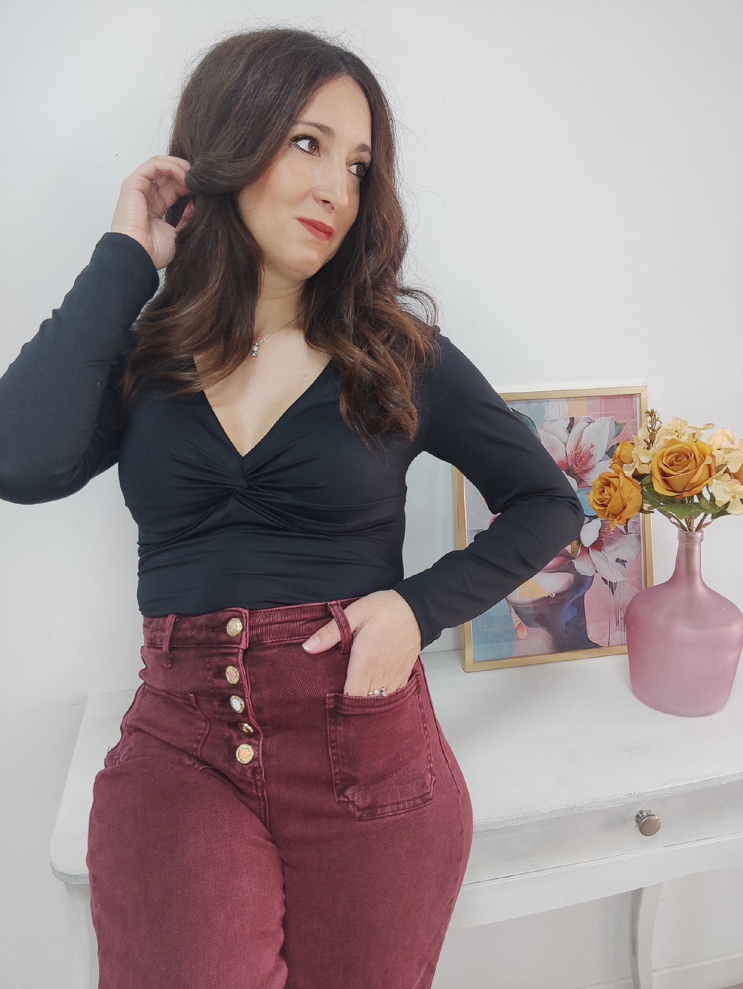 Body tacto suave 3 colores