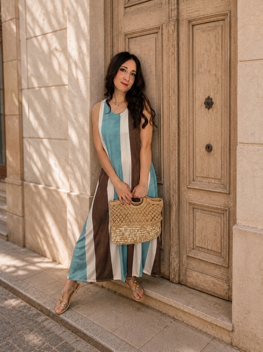 Vestido Rayas Elegance