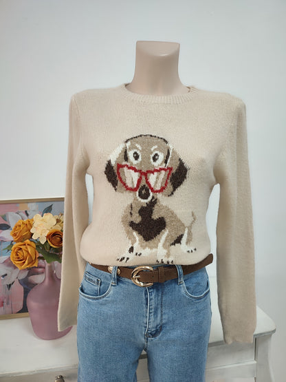 Jersey perrito chic beig