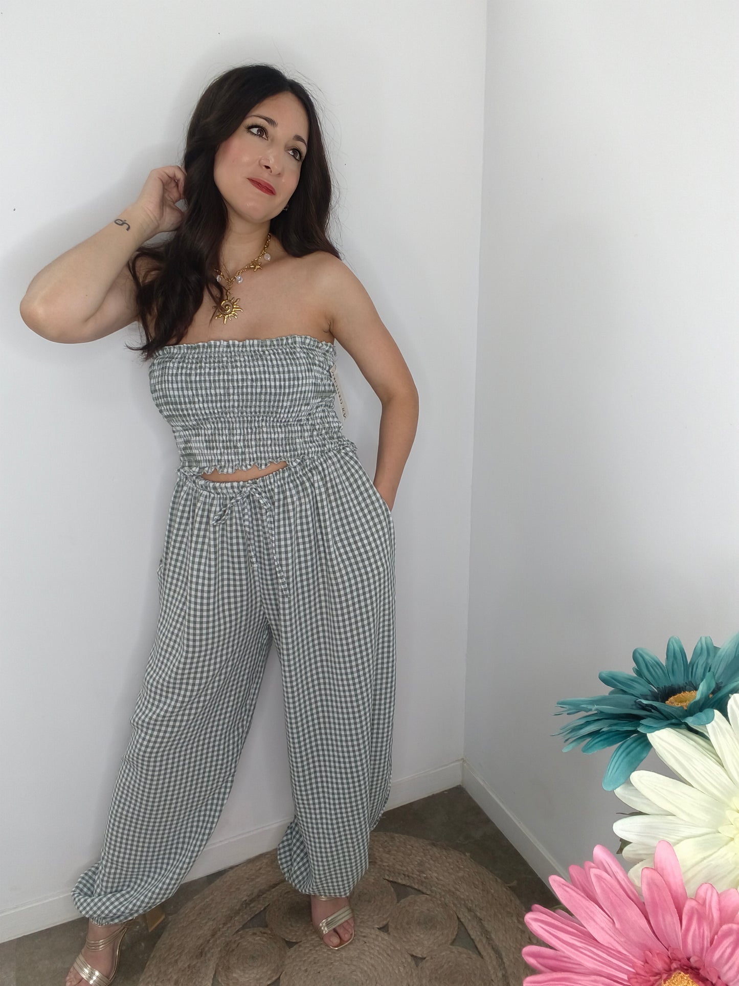 Conjunto Vichy Chic Verde