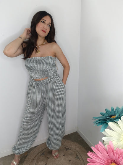 Conjunto Vichy Chic Verde