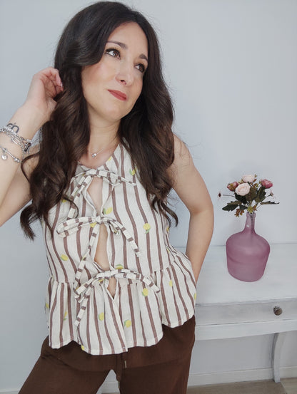 BLUSA LAZADA LIMONES
