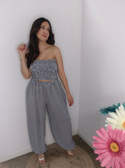 Conjunto Vichy Chic Negro