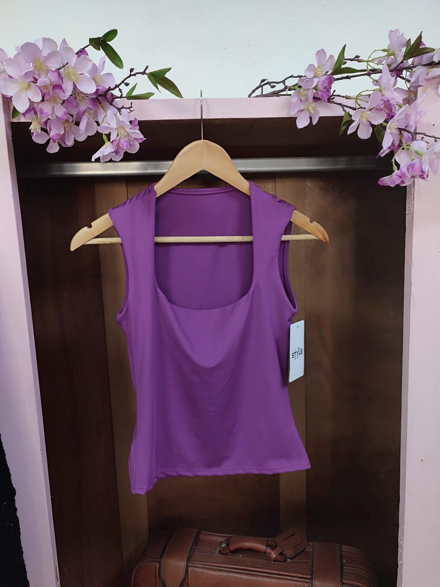 Top escote cuadrado + colores