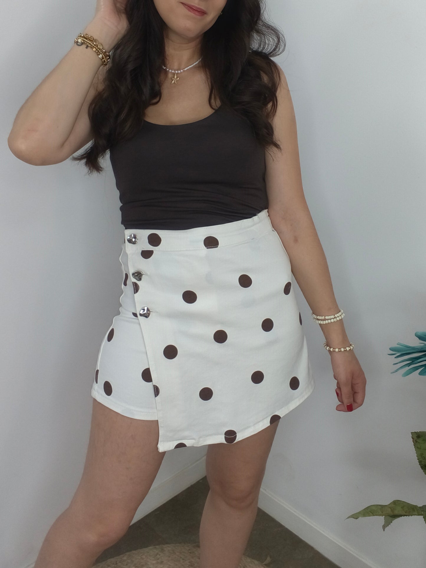 Falda Pantalón Lunares