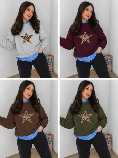 Sudadera Estrella Print