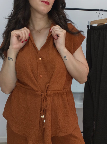Conjunto Mercedes teja