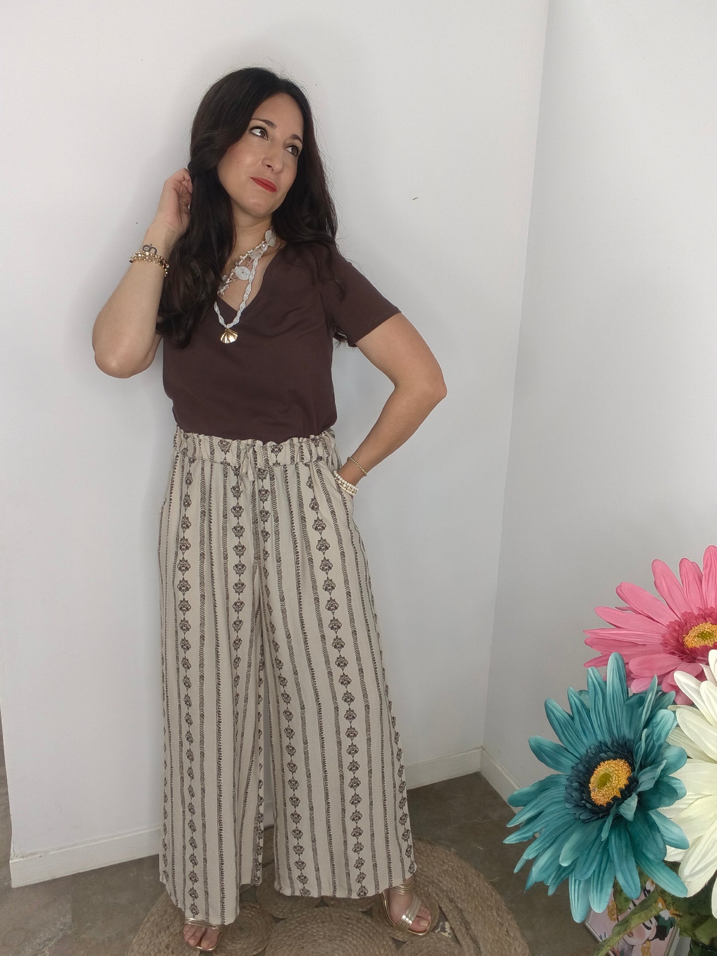 Pantalón Palazzo Boho Chic