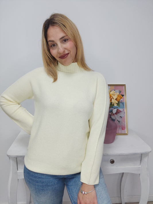 Jersey Sofía semi cisne amarillo mantequilla