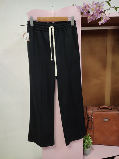 Pantalón wide leg negro