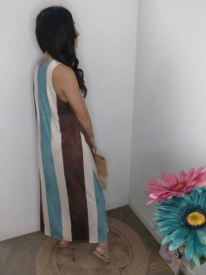 Vestido Rayas Elegance