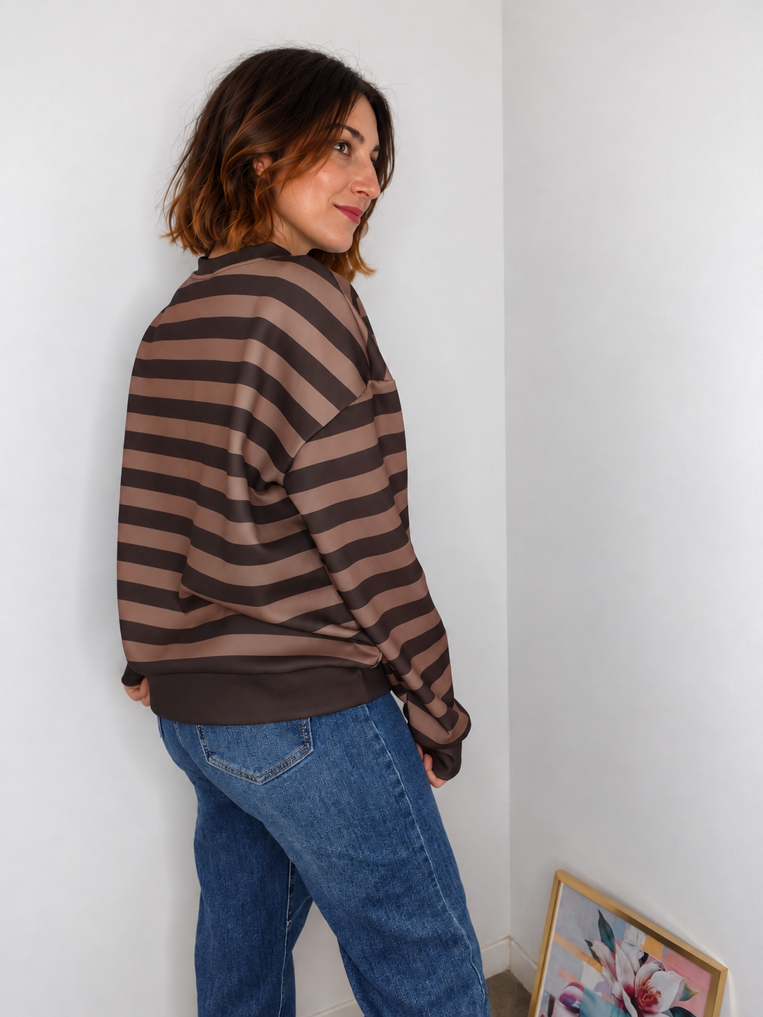 Sudadera Iconic Marrón