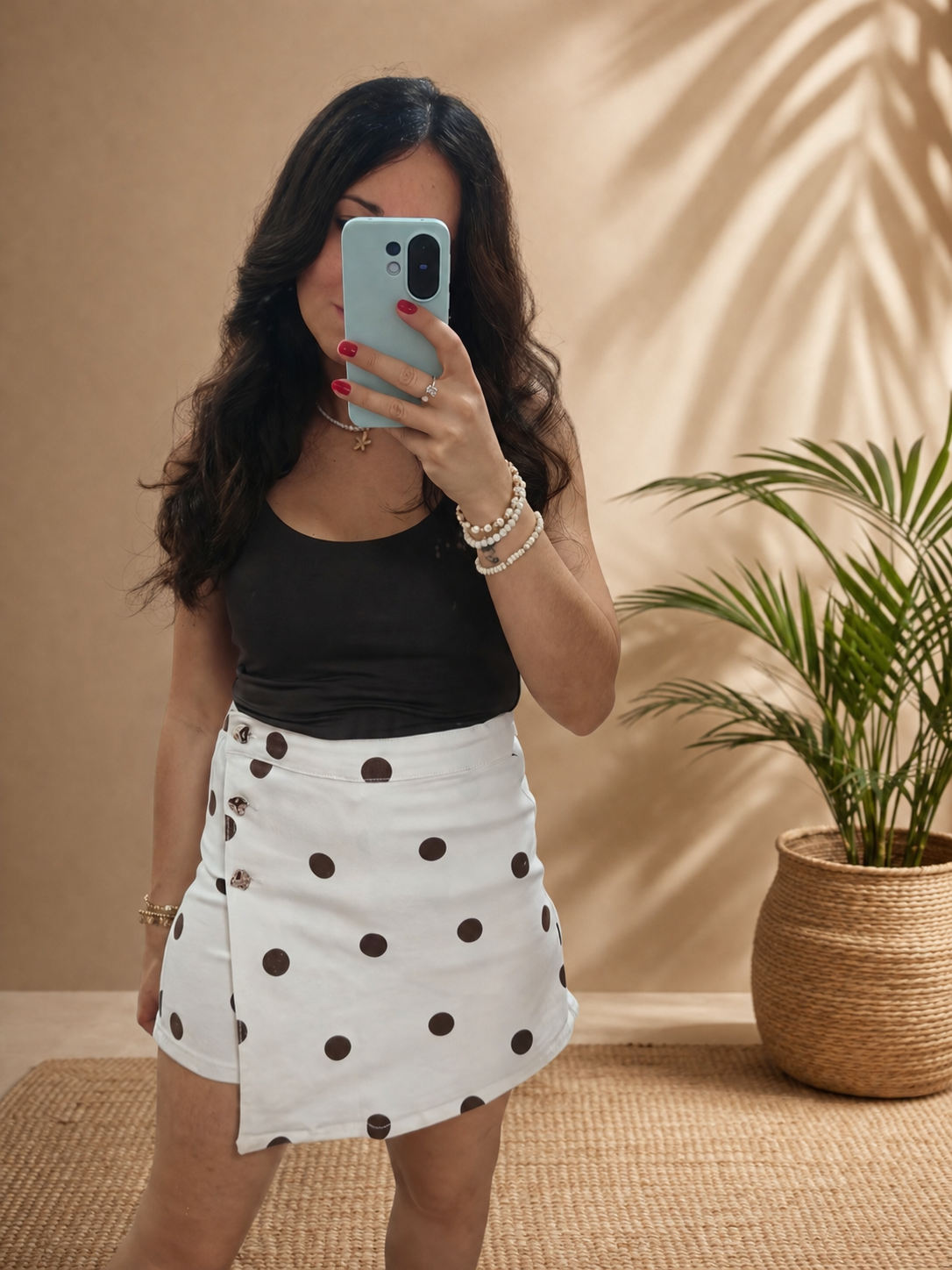 Falda Pantalón Lunares