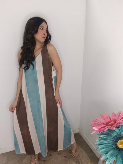 Vestido Rayas Elegance