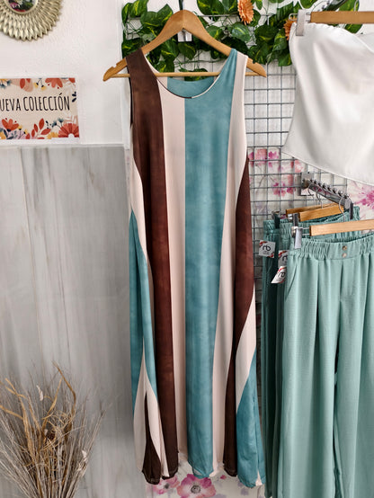 Vestido Rayas Elegance