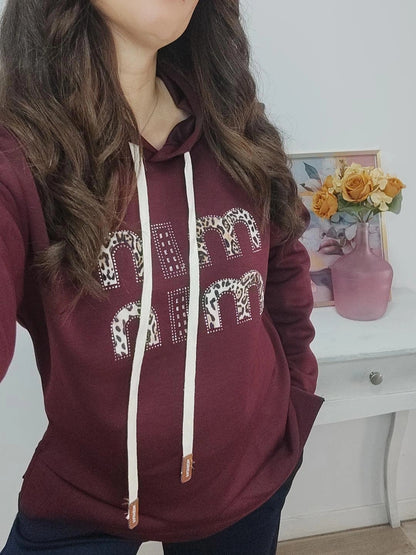 Sudadera min min burdeos