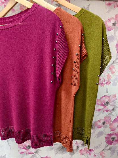 Camiseta Punto Tachas