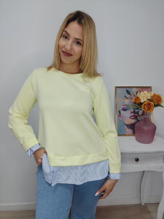 Sudadera Casual amarilla
