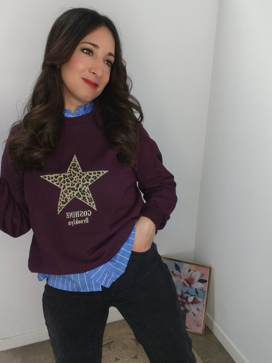 Sudadera Estrella Print